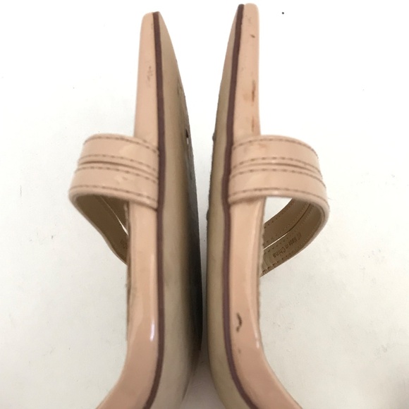 SAM EDELMAN Kit Heeled Sandal Slingback Block Heel Squared Open Toe Heels Size 9 - Picture 15 of 16